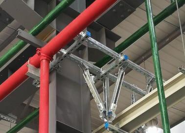 邛崃该抗震支架的整体式支吊架结构协调性好